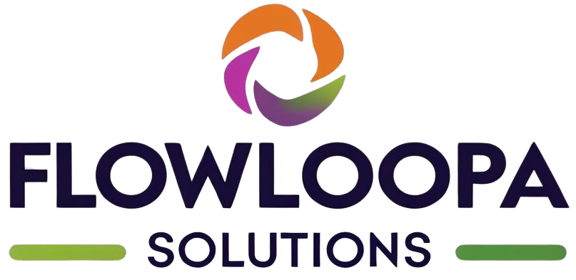 Sleek Wordmark Logo for Flowloopa Solutions (1)